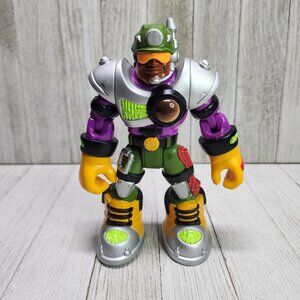 Vintage Rescue Heroes PowerMax Rocky Canyon Action Figure 2001 Mattel 6'' Tall